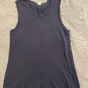 J. Crew Dark Blue Tank Top